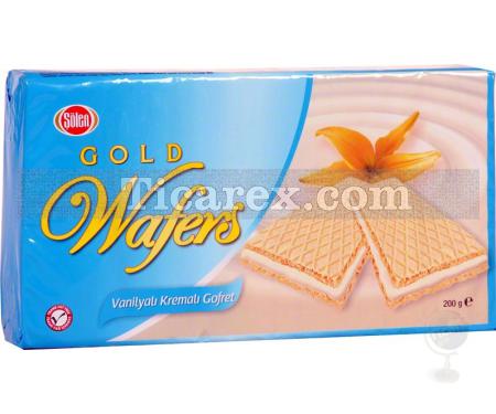 Şölen Gold Wafers Vanilyalı Kremalı Gofret | 200 gr - Resim 1