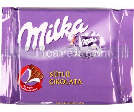Milka Sütlü Kare Çikolata | 80 gr - Resim 1