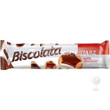 Biscolata Starz Sütlü Çikolata Kaplamalı Sütlü Kremalı Bisküvi | 100 gr