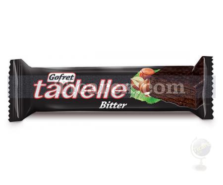 Tadelle Bitter Çikolata Kaplamalı Kakaolu Gofret | 35 gr - Resim 1