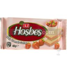 Eti Hoşbeş Çilek Kremalı Gofret | 40 gr