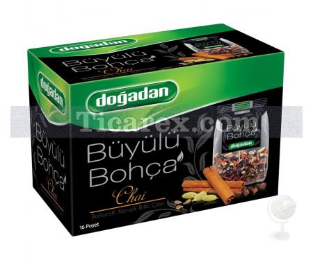 Doğadan Büyülü Bohça Chai - Baharatlı Süzen Poşet 16'lı | 40 gr - Resim 1