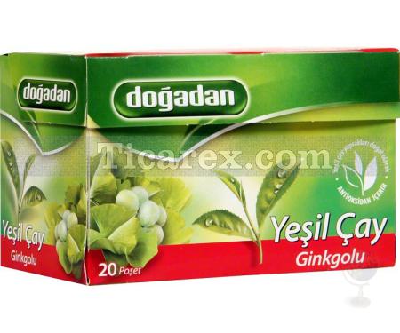 Doğadan Yeşil Çay - Ginkgolu Süzen Poşet 20'li | 30 gr - Resim 1