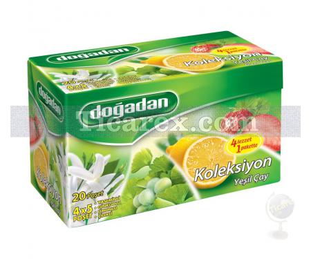 Doğadan Yeşil Çay Koleksiyon Süzen Poşet 20'li | 40 gr - Resim 1