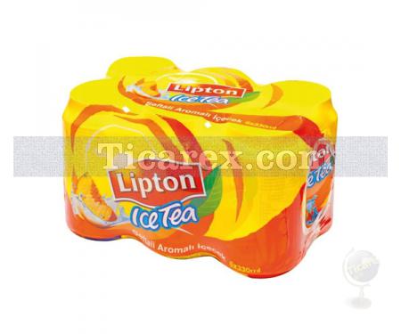 Lipton Ice Tea Şeftali Teneke Kutu 6x330ml | 1980 ml - Resim 1