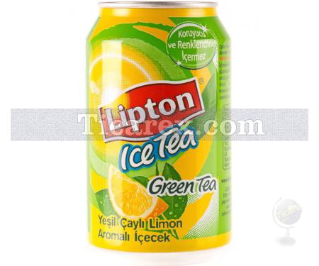 Lipton Green Ice Tea - Limonlu Yeşil Çay Teneke Kutu | 330 ml - Resim 1