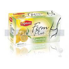 Lipton Form Plus Limonlu Karışık Bitki Çayı Süzen Poşet 20'li | 40 gr