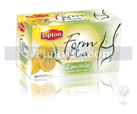 Lipton Form Plus Limonlu Karışık Bitki Çayı Süzen Poşet 20'li | 40 gr - Resim 1