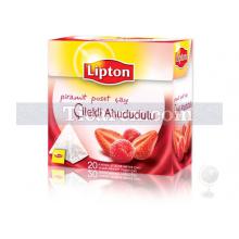 Lipton Çilekli Ahududulu Çay Süzen Piramit Poşet Çay 20'li | 40 gr