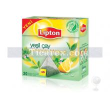 Lipton Yeşil Çay Limonlu Melisalı Süzen Piramit Poşet Çay 20'li | 32 gr