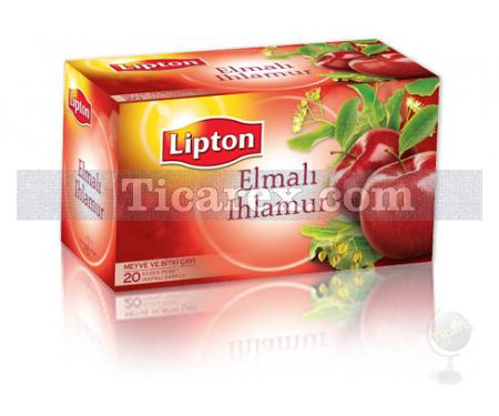 Lipton Elmalı Ihlamur Bitki Çayı Süzen Poşet 20'li | 40 gr - Resim 1