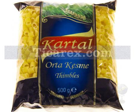 Kartal Orta Kesme (Thimbles) Makarna | 500 gr - Resim 1