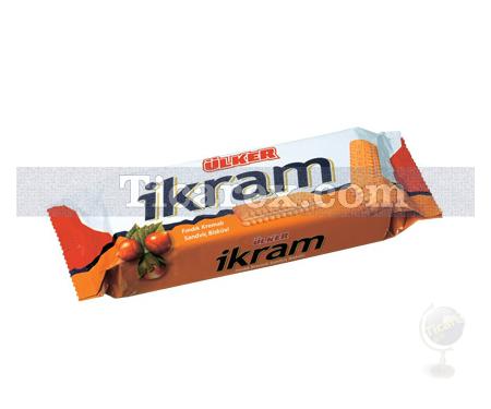 Ülker İkram Fındıklı Krema Dolgulu Sandviç Bisküvi | 92 gr - Resim 1