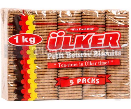 Ülker Pötibör Sade Bisküvi | 1 kg - Resim 1