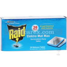 Raid Elektro Mat Max Tablet Yedek 20'li