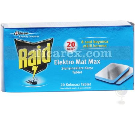 Raid Elektro Mat Max Tablet Yedek 20'li - Resim 1