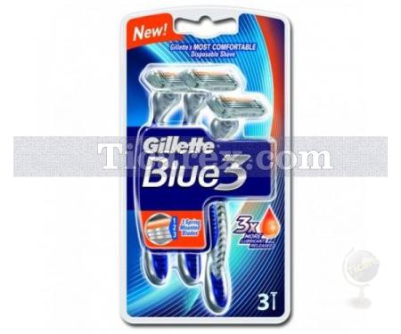 Gillette Blue 3 Kullan-At Tıraş Bıçağı - 3'lü Paket - Resim 1