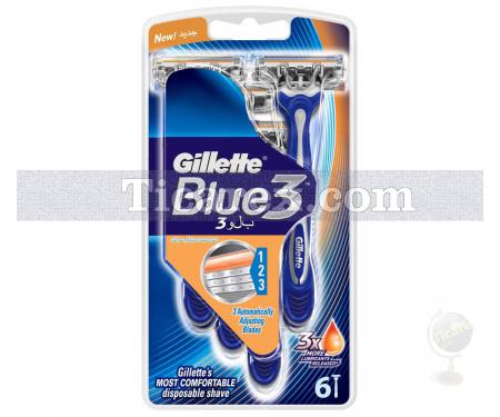 Gillette Blue 3 Kullan-At Tıraş Bıçağı - 6'lı Paket - Resim 1