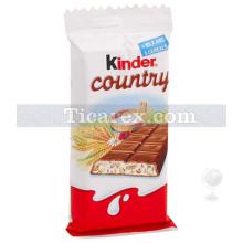 Kinder Country Sütlü Çikolata Kaplı Tahıllı Çikolata | 23.5 gr