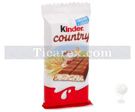Kinder Country Sütlü Çikolata Kaplı Tahıllı Çikolata | 23.5 gr - Resim 1