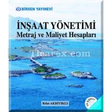 İnşaat Yönetimi Metraj ve Maliyet Hesapları | Rıfat Akbıyıklı