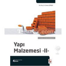 Yapı Malzemesi 2 | Osman Şimşek