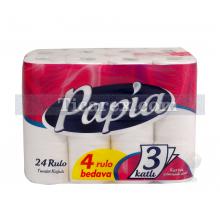 Papia Tuvalet Kağıdı 3 Katlı 24'lü Paket