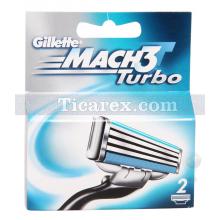 Gillette Mach3 Turbo Yedek Bıçak 2'li