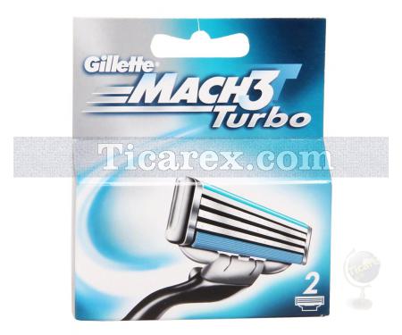 Gillette Mach3 Turbo Yedek Bıçak 2'li - Resim 1