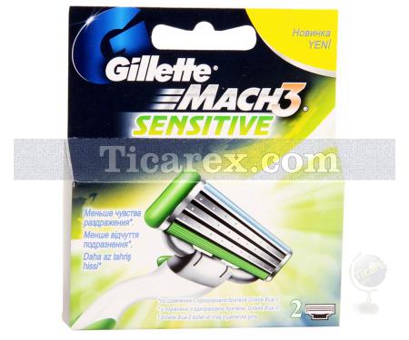Gillette Mach3 Sensitive Yedek Bıçak 2'li - Resim 1