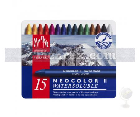 Caran D'Ache Neocolor 2 Wax Suda Çözünebilen Pastel Boya | 15 renk - Resim 1