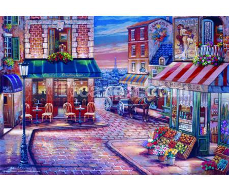 Cafe Randevu Yapboz - 500 Parça Puzzle | 33x48 cm - Resim 1