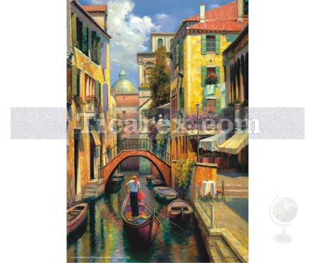 Venedik'te Pazar Yapboz - 500 Parça Puzzle | 48x34 cm - Resim 1