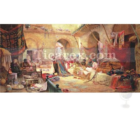 Halı Pazarı Yapboz - 1500 Parça Puzzle | 99x48 cm - Resim 1