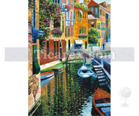 Romantik Kanal Yapboz - 1500 Parça Puzzle | 60x85 cm - Resim 1