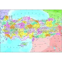 Türkiye Siyasi Haritası Yapboz - 260 Parça Puzzle | 33x48 cm