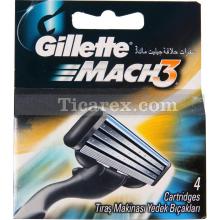 Gillette Mach3 Yedek Bıçak 4'lü