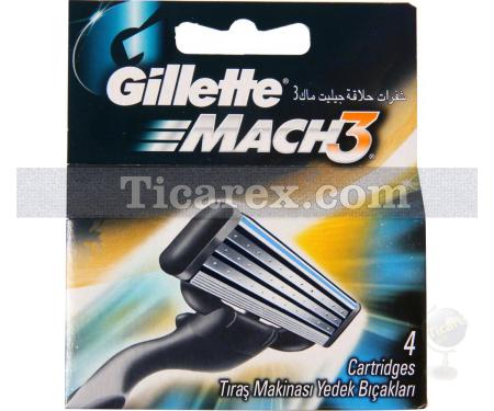Gillette Mach3 Yedek Bıçak 4'lü - Resim 1