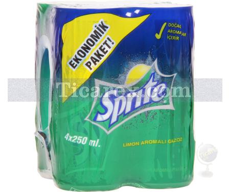 Sprite Gazoz Teneke Kutu 4x250ml | 1000 ml - Resim 1