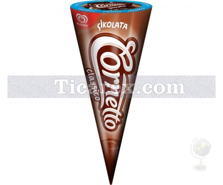 Algida Cornetto Classico Çikolata Dondurma | 130 ml - Resim 1