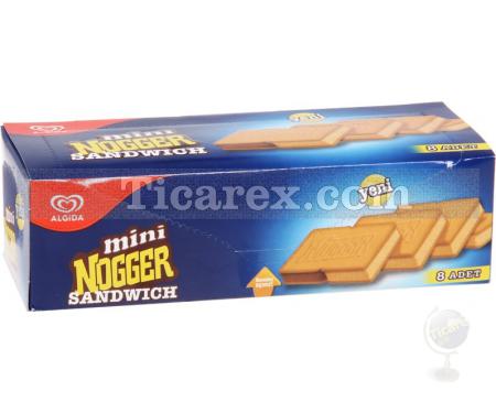 Algida Mini Nogger Sandwich Dondurma 8x60ml | 480 ml - Resim 2