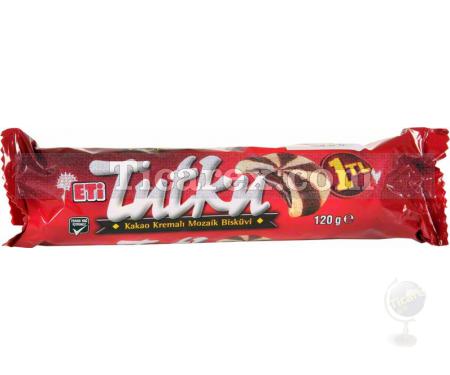Eti Tutku Kakao Kremalı Mozaik Bisküvi | 120 gr - Resim 1