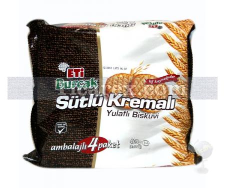 Eti Burçak Sütlü Kremalı Yulaflı Bisküvi | 400 gr - Resim 1