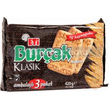 Eti Burçak Klasik Bisküvi 3'lü Paket (3x140gr) | 420 gr