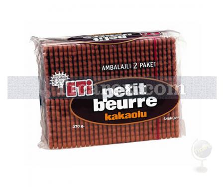 Eti Petit Beurre (Petibör) Kakaolu Bisküvi | 370 gr - Resim 1