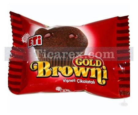 Eti Browni Gold Vişne Soslu Çikolatalı Kek | 40 gr - Resim 1
