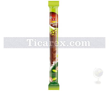 Eti Çikolata Keyfi Antep Fıstıklı Baton Uzun | 40 gr - Resim 1