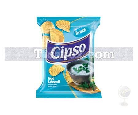 Cipso Ege Lezzeti Yoğurt & Bahçe Bitkileri Tırtıklı Patates Cipsi (Süper Boy) | 64 gr - Resim 1
