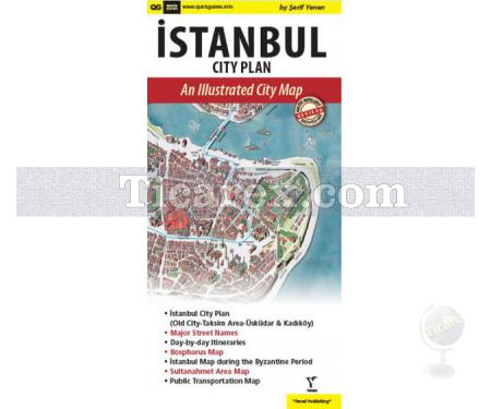 İstanbul City Plan An Illustrated City Map | Şerif Yenen - Resim 1