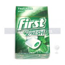 First 2 Fresh Yeşil Nane Sıvı Dolgulu Sakız